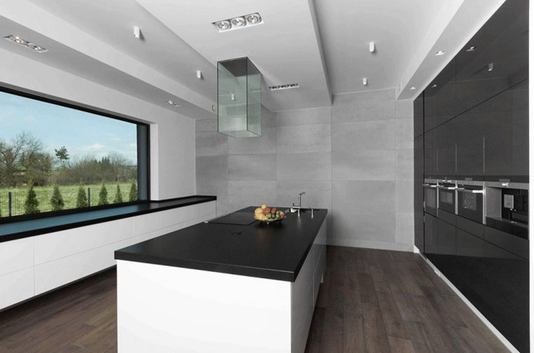 Beton architektoniczny w kuchni