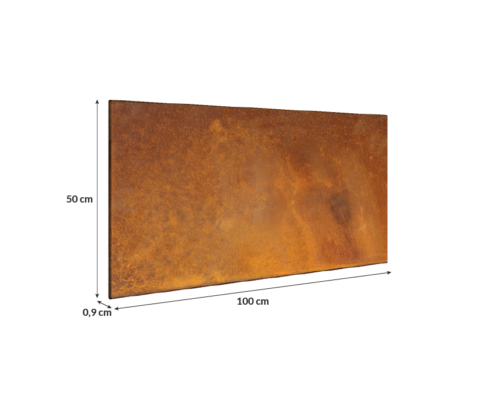 Corten do wnętrz 100 na 50